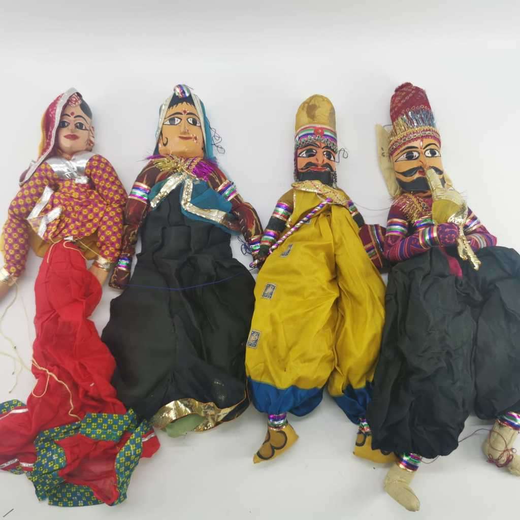 Oriental Highly Detailed Hand Crafted Vintage Oriental Puppets Bid
